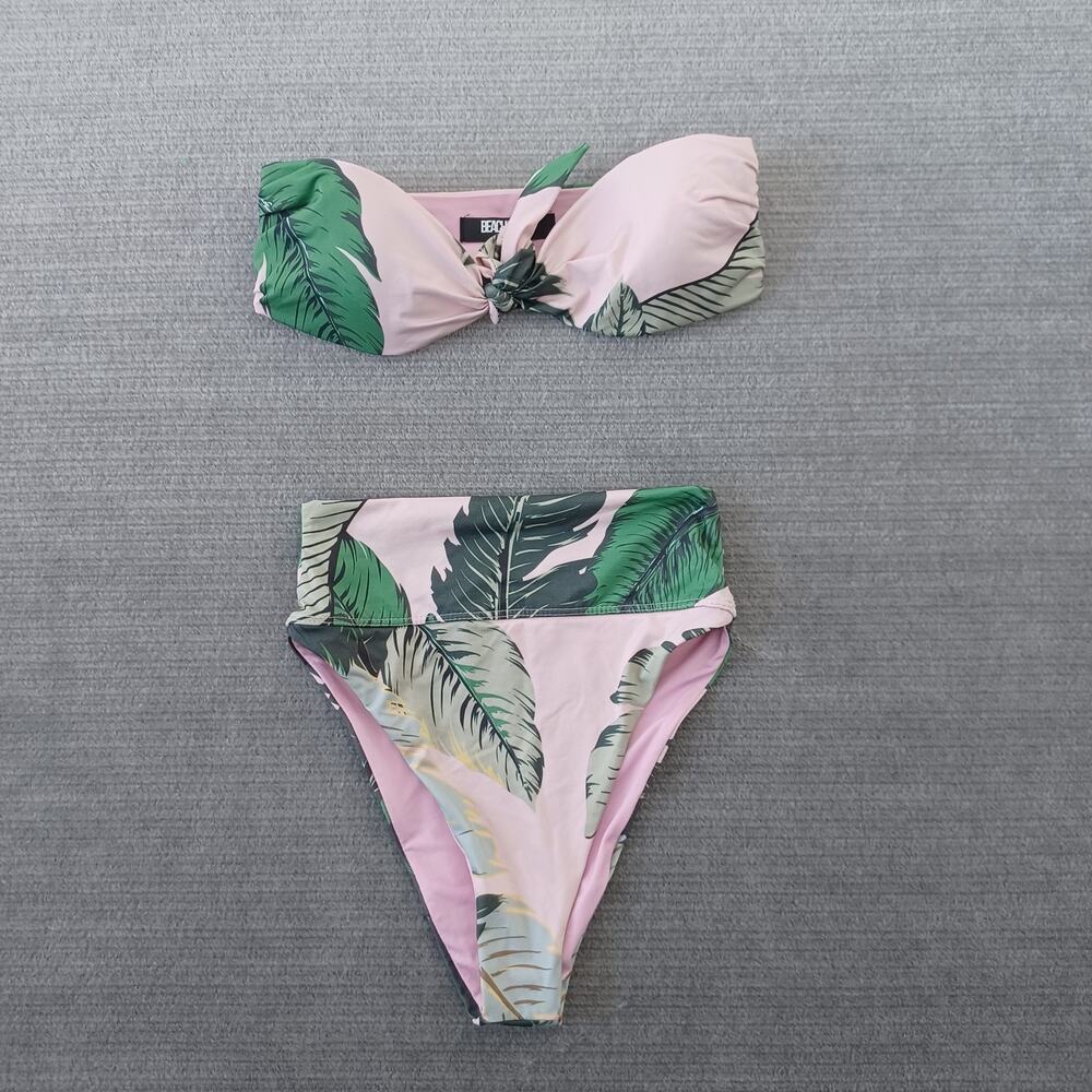 Beach Riot revolve pink palm print High-Waist Bikini - Picture 10 of 10